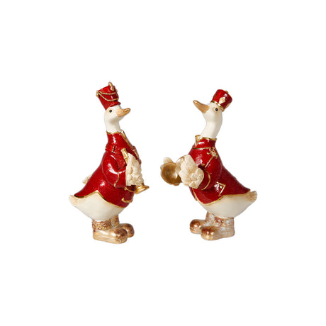 Christmas duck musical figurine made of polyresin from Speedtsberg
