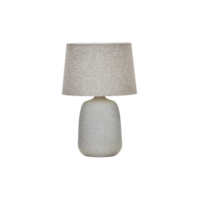 House Doctor Bordlampe Tana i råhvid med lampeskærm