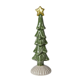 Christmas tree with ceramic star, 18 cm tall, from Speedtsberg
