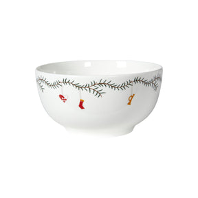 Porcelain bowl with Christmas garland from Speedtsberg