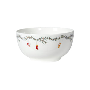 Porcelain bowl with Christmas garland from Speedtsberg