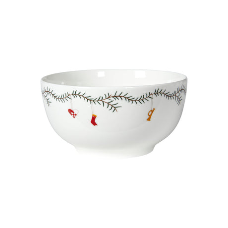 Porcelain bowl with Christmas garland from Speedtsberg