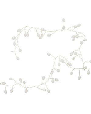 Cher string lights in white and silver, 250 cm long, from House Doctor