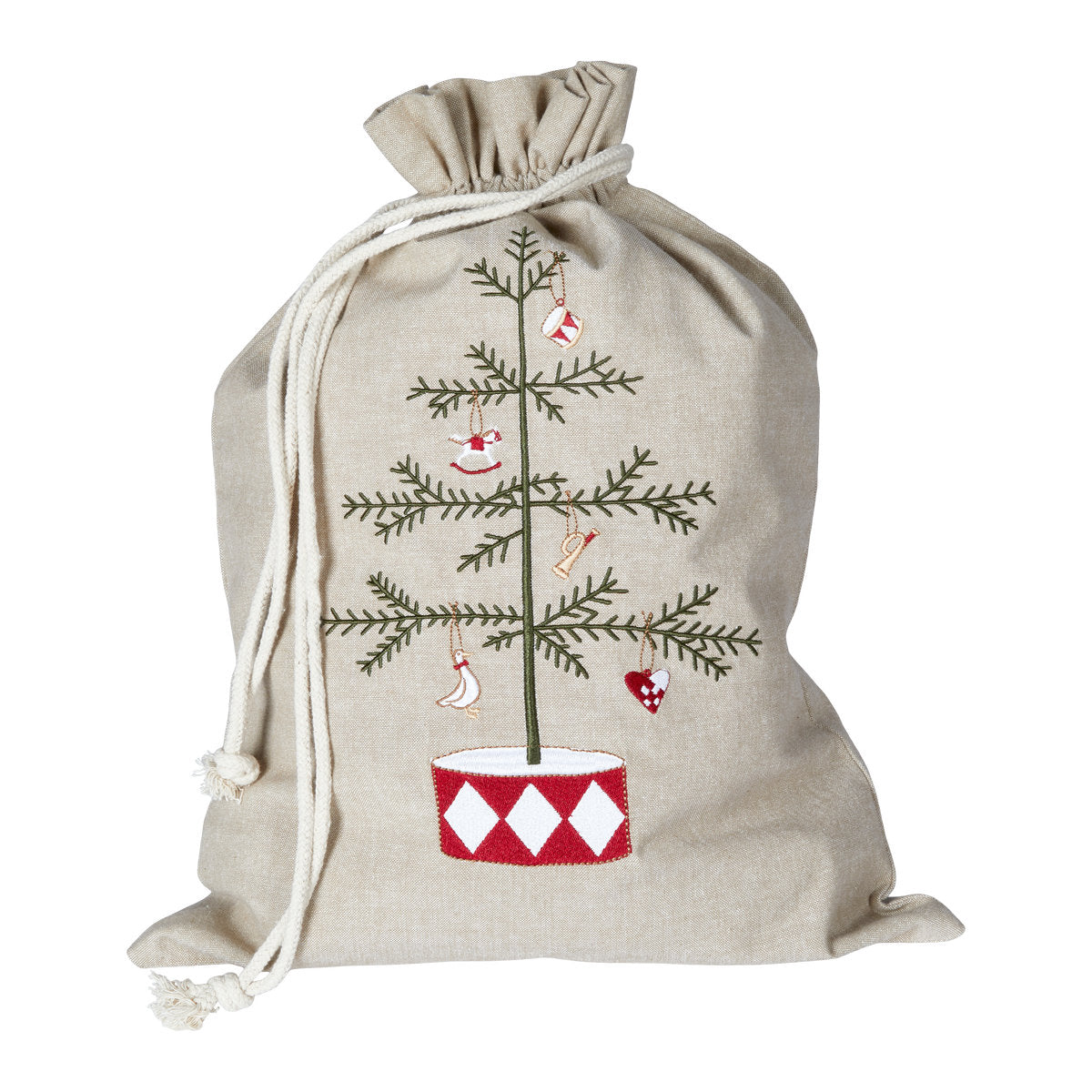 Embroidered Christmas sack, 56 cm high, from Speedtsberg