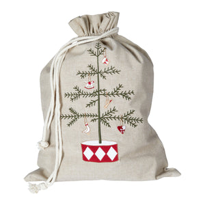 Embroidered Christmas sack, 56 cm high, from Speedtsberg
