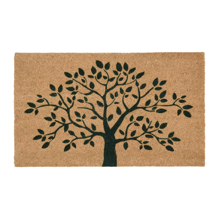 Ib Laursen dørmåtte i kokos med Livets træ