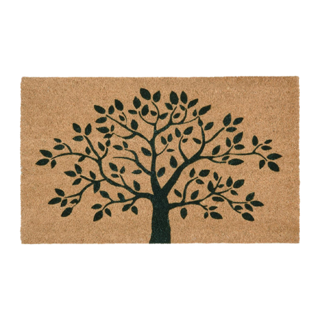 Ib Laursen dørmåtte i kokos med Livets træ