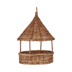 Fuglefoderhus i flettet pil fra Ib Laursen