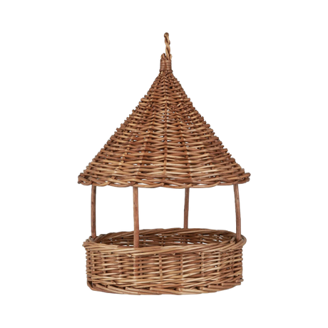 Fuglefoderhus i flettet pil fra Ib Laursen