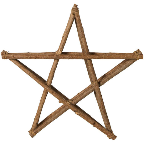 Star made of branches, 62 cm tall, from Ib Laursen