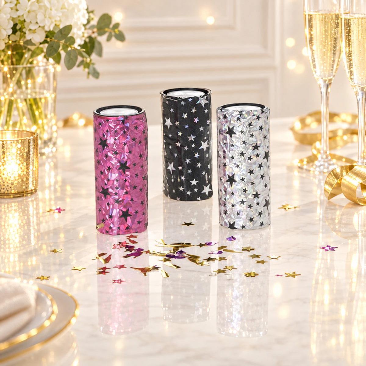New Year table bombs