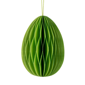 Påskeæg i papir grøn nuance 7,5 cm