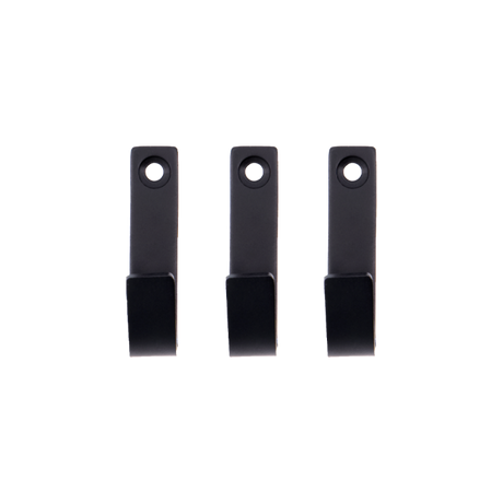 Meraki Knage i børstet sort stål 3-pak