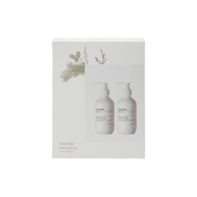Meraki Gaveæske Warm orange winter moment med håndsæbe og håndlotion