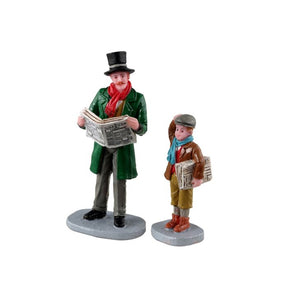 Merry Newsboy Set Of 2