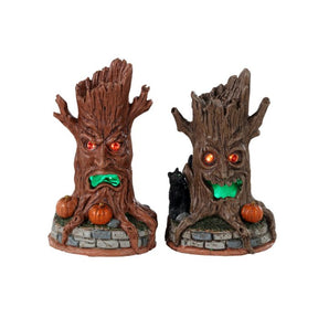 Haunted Tree Trunks Set Of 2