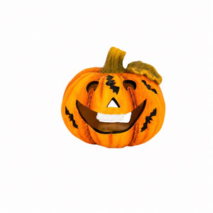 Pumpkin candle holder