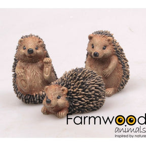 Pindsvin små figurer til dekoration