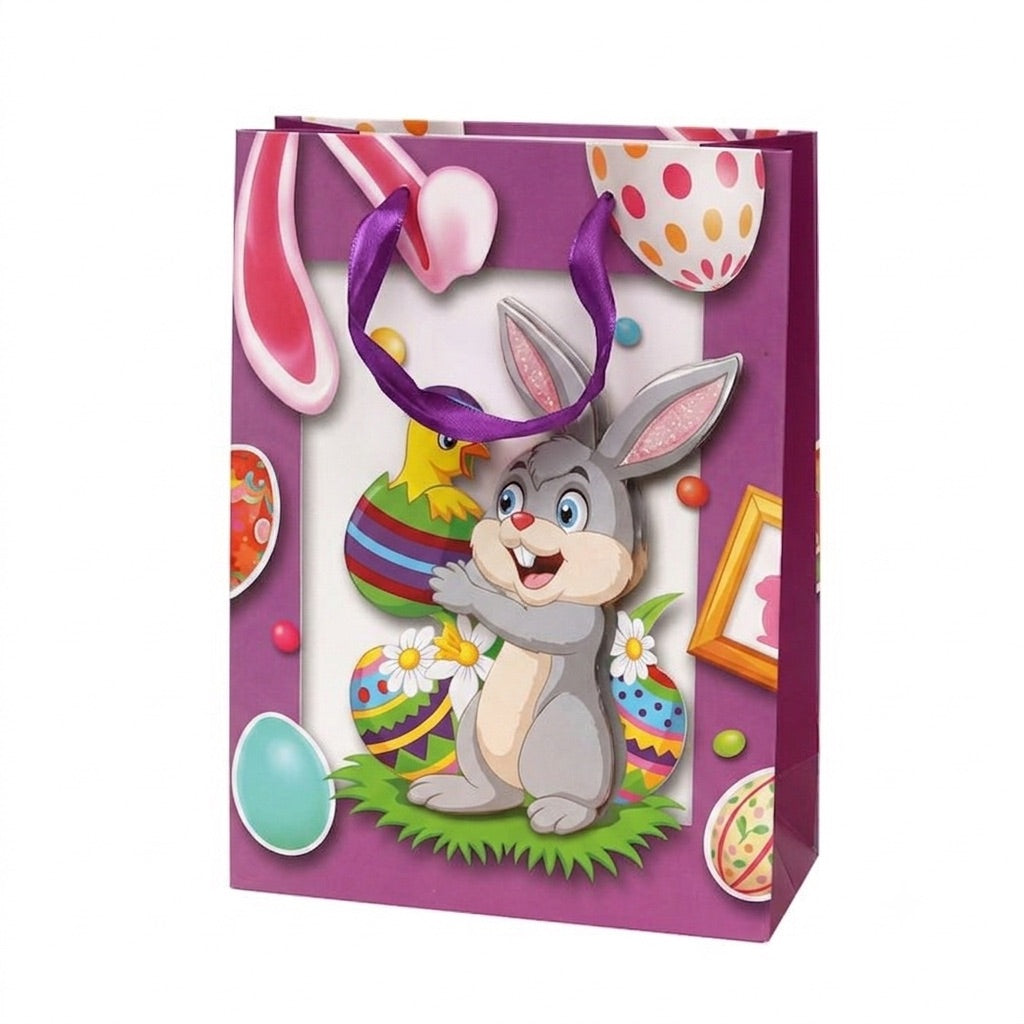 Gift bag with 3D Easter motif