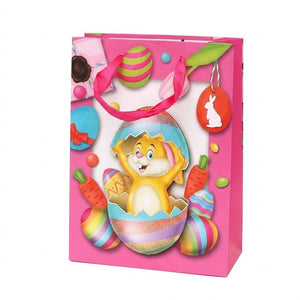 Gift bag with 3D Easter motif