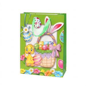 Gift bag with 3D Easter motif