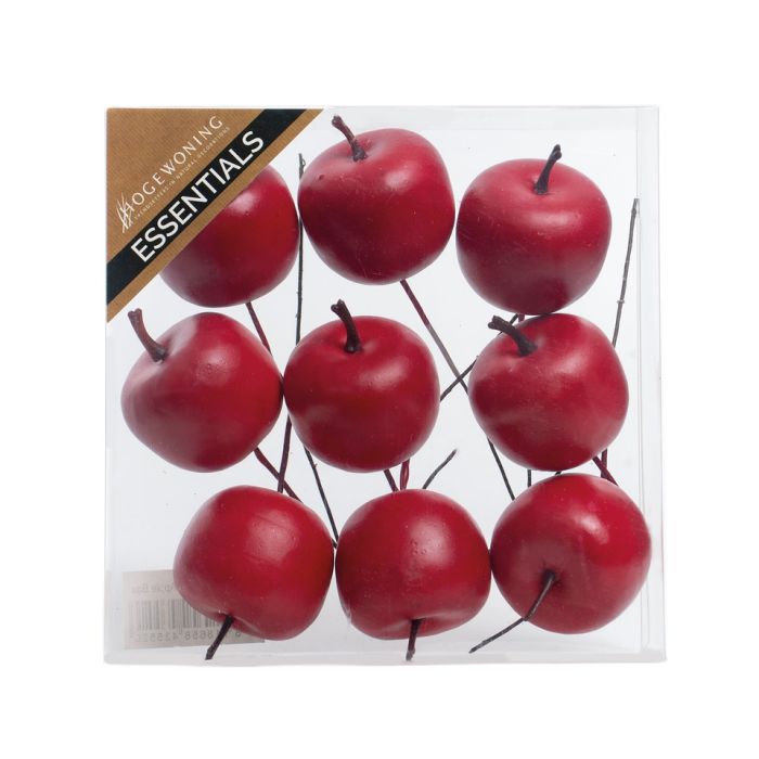 Røde æbler på wire