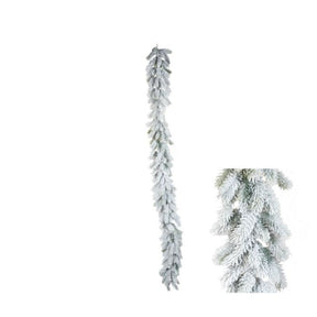 Snehvid granguirlande 190 cm lang