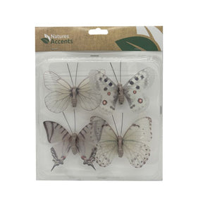 Sommerfugle på  klips 4-pak