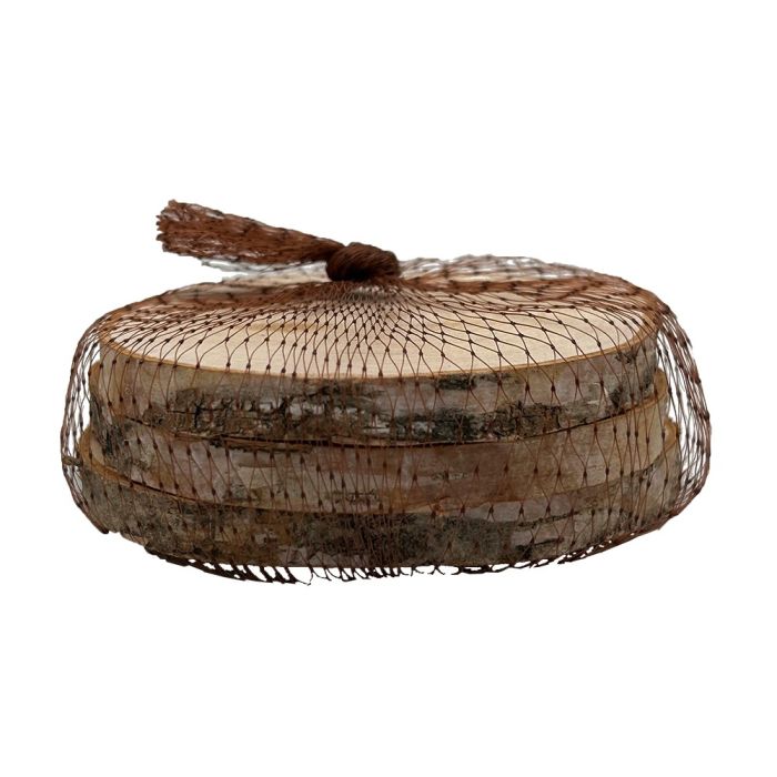 Wooden discs in birch 11 cm in dia 3-pack
