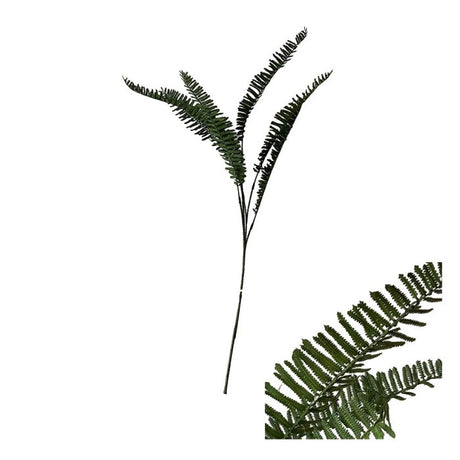 Stilk med bregneblade, kunstig plante til dekoration