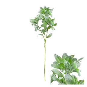 Gren med grønne blade 80 cm