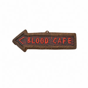Halloween plastic arrow door sign