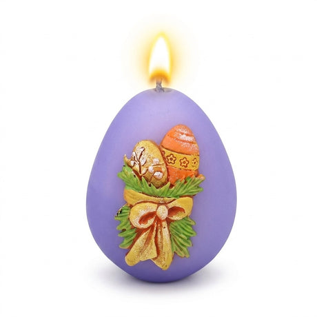 Candle with Easter motif