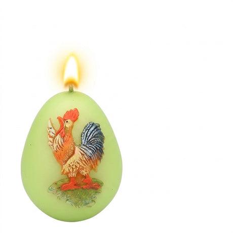 Candle with Easter motif