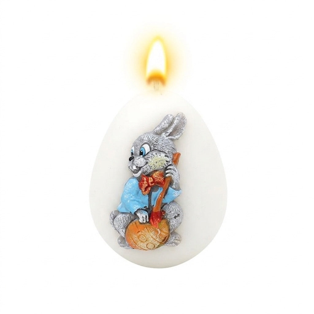 Candle with Easter motif