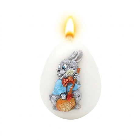 Candle with Easter motif