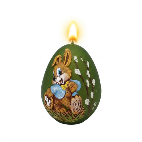 Candle with Easter motif