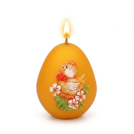 Candle with Easter motif