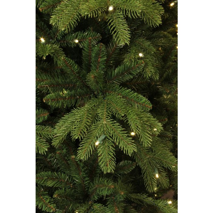 Brampton kunstigt juletræ med lys 155 cm højt