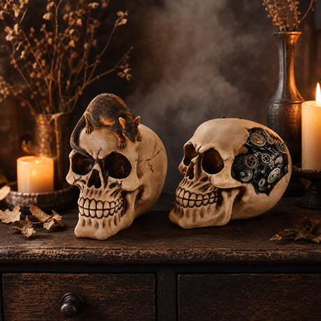 Skull piggy bank
