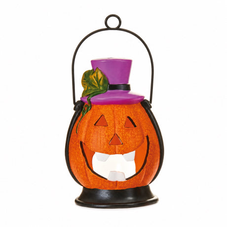 Tealight candle holder pumpkin lantern