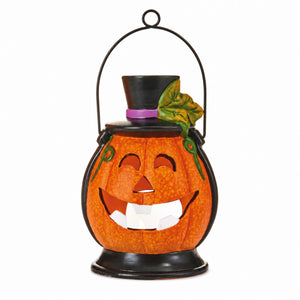 Tealight candle holder pumpkin lantern