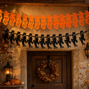 Halloween paper garland