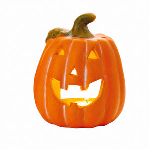 Pumpkin candle holder