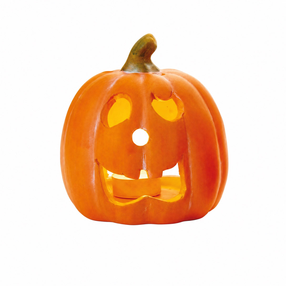 Pumpkin candle holder