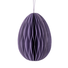 Påskeæg i papir lavendel 7,5 cm