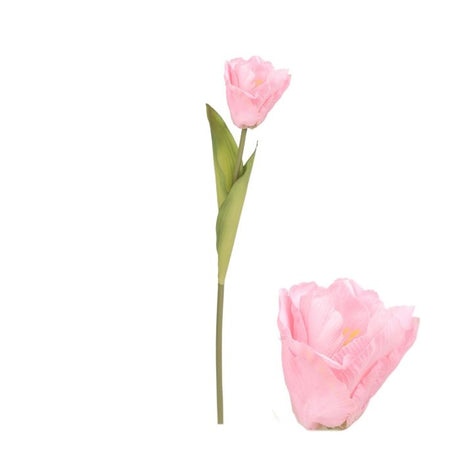 Tulipanstilk lyserød 65 cm høj