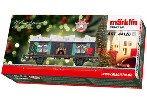 Boxed Märklin Christmas train car with light