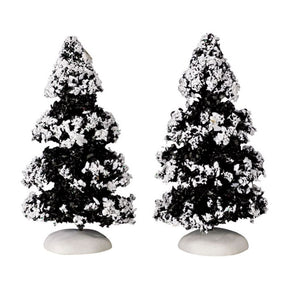 Lemax Evergreen Tree Set Of 2 Small