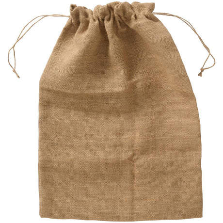 Large jute sack with natural jute twine from Ib Laursen
